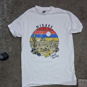 Gildan White Desert  Death Valley Graphic Tee Sz Unisex Small